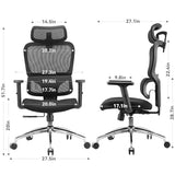 SIHOO M56C-V2-M101 Ergonomic Mesh Office Chair, High Back Desk Chair with 3D Armrests