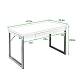 Soges 47 Inch Computer Desk With Drawer - Sturdy & Stylish Workspace