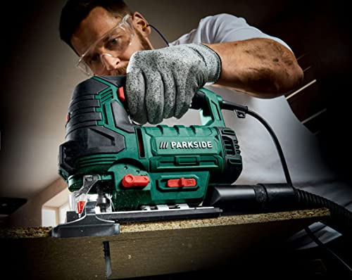 Parkside Pendulum Jigsaw Pstd 800 C3 - 800W Power Tool For Precision Cuts