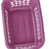 Keeeper Jost Laundry Basket - Berry - Breathable Design For Easy Carrying