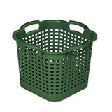 Novatool Green Garden Basket - 25 Litre Harvest Basket With 4 Handles