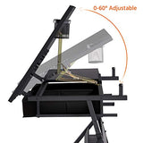 Yaheetech Drafting Table For Artists - Adjustable Height & Easy Angle