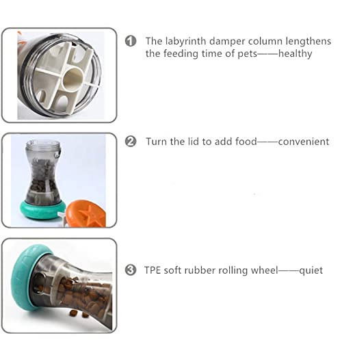 Letofun Dog Treat Dispensing Puzzle Toy For Small Dogs - Improves Digestion