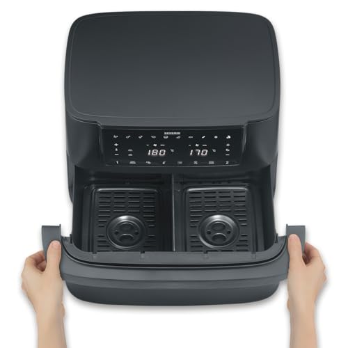 Severin Black Line Flex Fr 2490 Hot Air Fryer - Versatile Cooking With 360° Technology