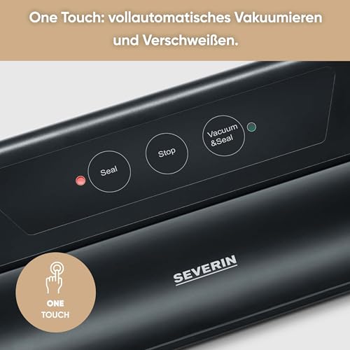 Severin Fs 3610 Vacuum Sealer With 10 Bags - Fresh Food Up To 8X Longer