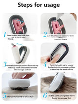 E&E Bestlife Multifunction Water Infused Pet Hair Brush - For Dogs & Cats - Efficient Grooming