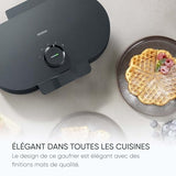 Severin Black Line Duo-Waffle Maker - Perfect Heart-Shaped Waffles