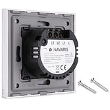 Navaris Touch Light Switch - Elegant Design For Indoor & Outdoor Use