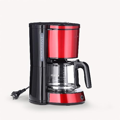 Severin Drip Coffee Maker With Glass Jug - 10 Cups Capacity