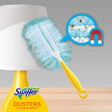 Swiffer Duster Kit With Handle + 5 Feather Dusters + Collects Twice The Dust