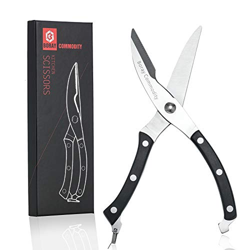 Boray Commodity Poultry Shears Multifunctional Kitchen Scissors - Heavy Duty & Sharp