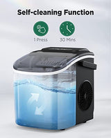 Silonn Countertop Ice Maker - Quick Ice Production & Portable Design
