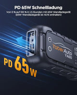 Yaberauto Ya60 Power Bank Jump Starter - 6000A Peak Current, Fast Charging