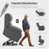 Yonisee Lift Chair Recliner With Massage & Heat For Ultimate Relaxation
