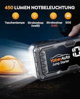 Yaberauto Ya100 6000A Car Jump Starter - Portable Power For 10.0L Petrol & 9.0L Diesel