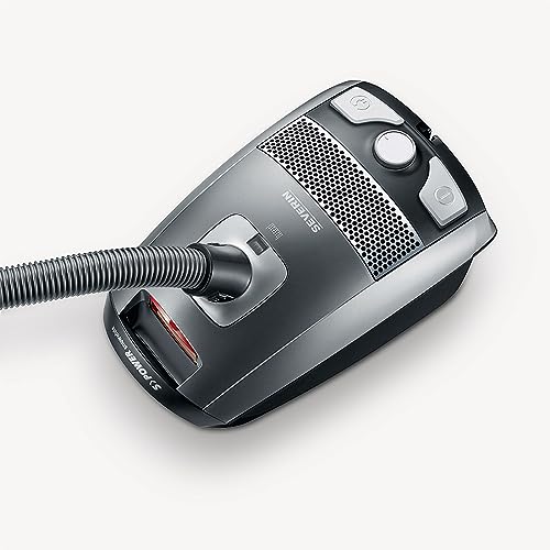 Severin Powerful Cylinder Vacuum Cleaner With Parquet Brush For Allergy Sufferers