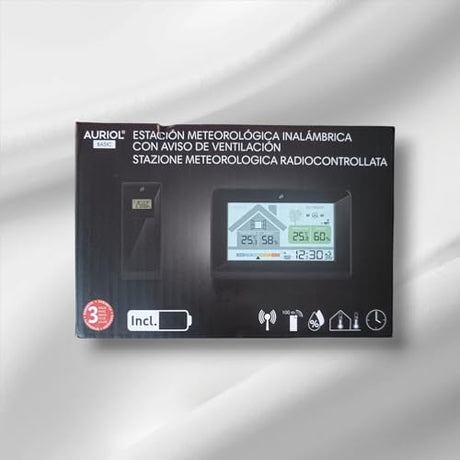 Auriol Wireless Weather Station With Mould Alarm - Indoor & Outdoor Climate Monitoring