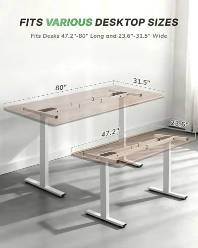 Topsky Dual Motor Standing Desk Frame - Adjustable Height & Heavy Duty