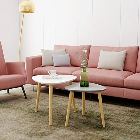 Mymai Hwb05-Gwe Coffee Table Set Of 2 For Living Room And Bedroom - Elegant Design