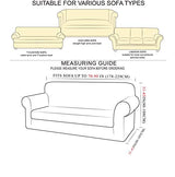 Tianshu Stretchy Sofa Cover For 3 Seat - Grey, Protects Furniture