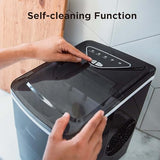 Silonn Countertop Ice Maker - Portable Ice Maker With Self-Cleaning Feature