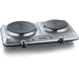 Severin DK 1014 Hot Plate in black stainless steel with adjustable temperature control