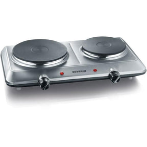 Severin DK 1014 Hot Plate in black stainless steel with adjustable temperature control