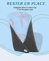Rovtop 10Pcs Bamboo Charcoal Washable Sanitary Towels With Gift Box