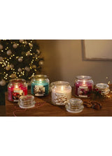 Livarno Home Scented Candle - Birchwood Pine Green, glass jar with lid