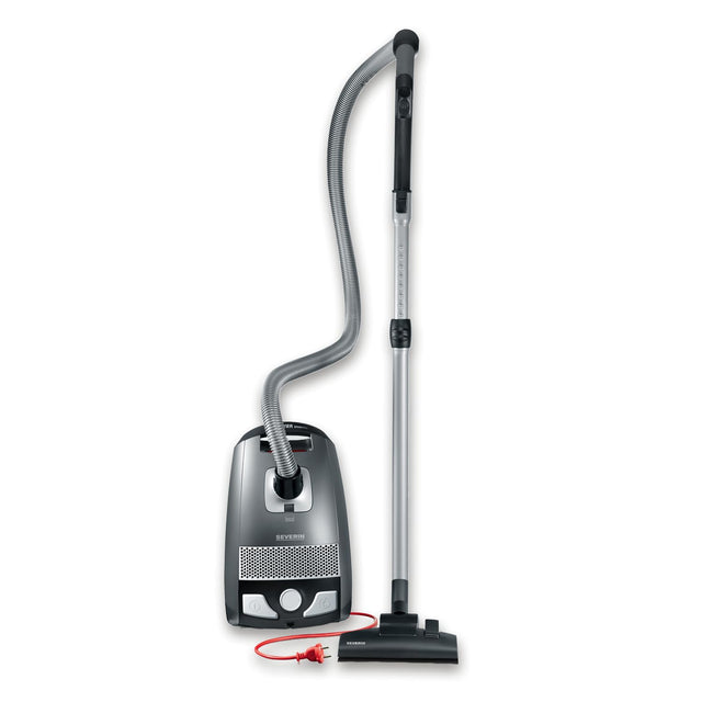 Severin powerful cylinder vacuum cleaner with parquet brush and accessories