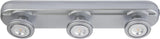 LIVARNO LUX Suspended Under-Cabinet Lamp Silver 3 LED Halogens