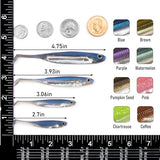 Dr.Fish Paddle Tail Swimbaits, Soft Plastic Fishing Lures For Bass Fishing, Ultra Realistic Action