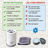 Fennitti Paw Cleaning Kit For Dogs And Cats With Silicone Brush, Balm And Towel - Cleans Paws Easily