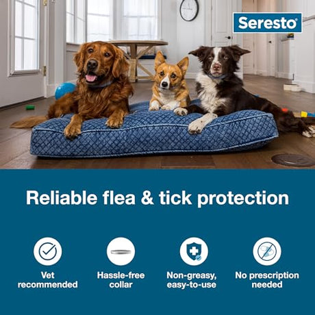 Seresto Flea & Tick Collar For Dogs Over 18 Lbs. - 8 Month Protection