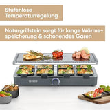 Severin Raclette Party Grill With Natural Grill Stone - Tender Grilling