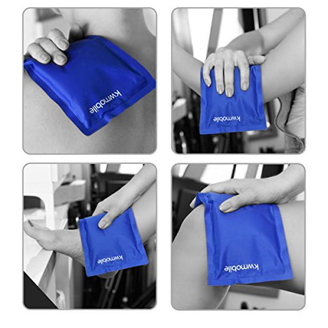 Kwmobile Cold Compress Gel Packs - Reusable Ice Packs For Pain Relief