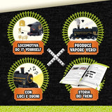 Liscianigiochi - I'M A Genius The Super Train Laboratory - Build Your Own Steam Train