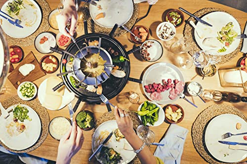 Severin Raclette And Fondue Grill For 8 People - 1900W Power