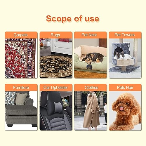 Zhiqishi Carpet Hair Remover Tool - Portable Lint Remover For Pet Hair