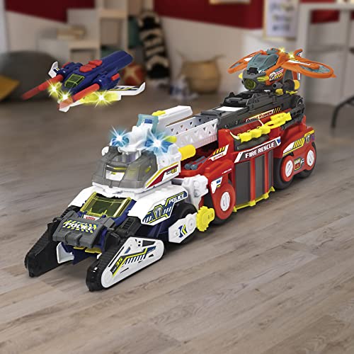 Dickie Toys Rescue Hybrids Fire Tanker Truck With Water Spray Function