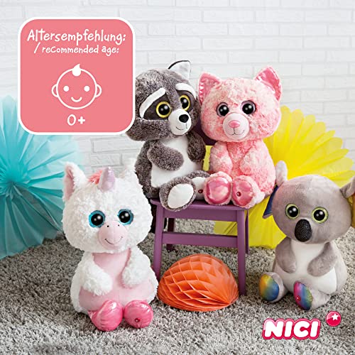 Nici Glubschis Raccoon Clooney 45 Cm - Soft Plush Toy With Big Eyes