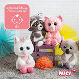 Nici Glubschis Raccoon Clooney 45 Cm - Soft Plush Toy With Big Eyes