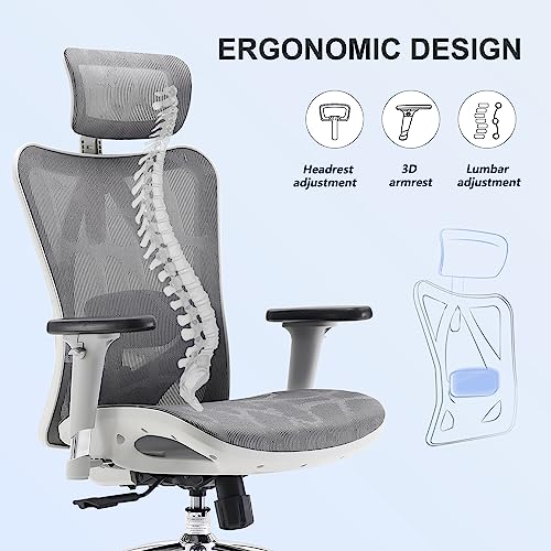 Sihoo M57-M114 Ergonomic Mesh Office Chair With Adjustable Lumbar Support