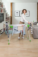 Vileda Laundry Dryer King Green - Space Saving Design With 20M Drying Length