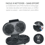Severin Black Line Duo-Waffle Maker - Perfect Heart-Shaped Waffles