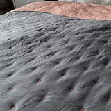 Homelevel Bedspread & Sofa Throw - Reversible, Soft & Modern