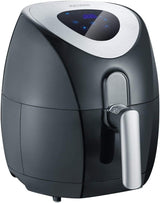 Severin FR 2430 Hot Air Fryer in black and stainless steel with LCD display