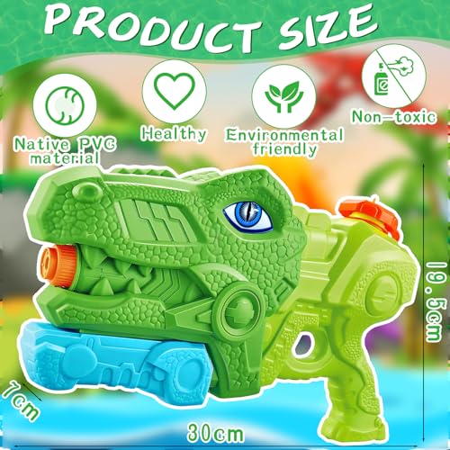 Zlpbao Children'S Water Pistol - Dinosaur Water Gun With 10M Range