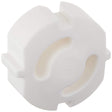 ABUS Greta 76975 Socket Fuse Plug-In Child Lock in white, pack of 6, designed for child safety.