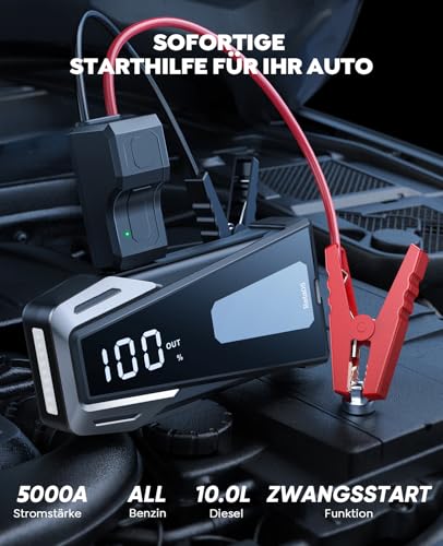 Buture Vac Jump Starter Power Bank For All Petrol & 10.0L Diesel Engines
